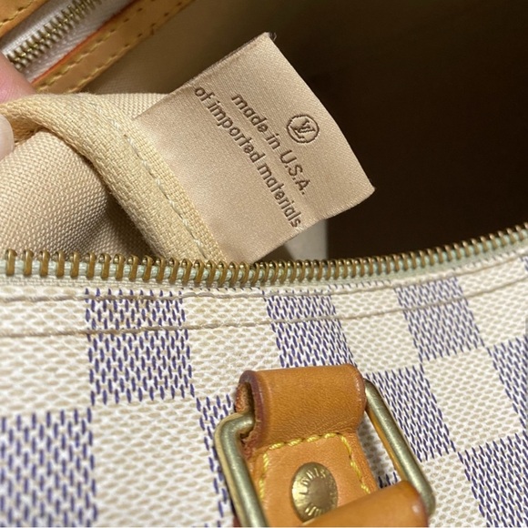 Authentic Louis Vuitton speedy 30 damier azur - Picture 10 of 13